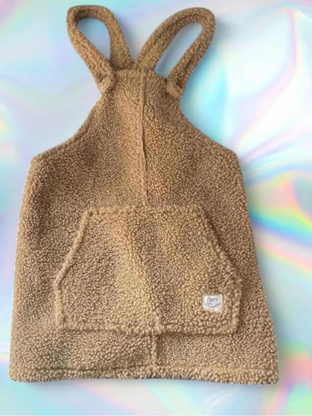 Art Class Tan Fleece Kids Vest